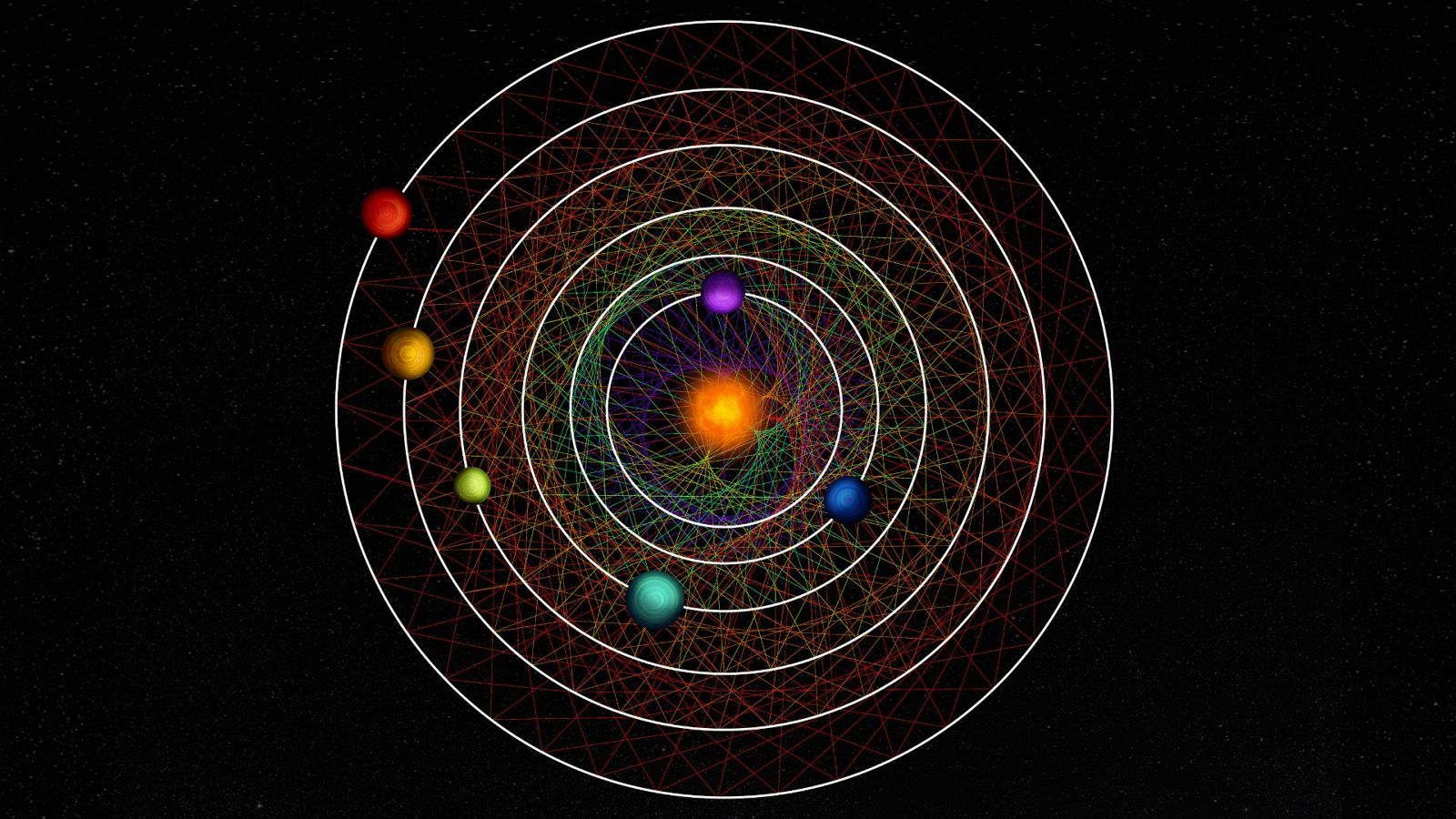 Descubren un sistema solar de seis planetas que orbitan sincronizados: "Es muy raro en el universo"