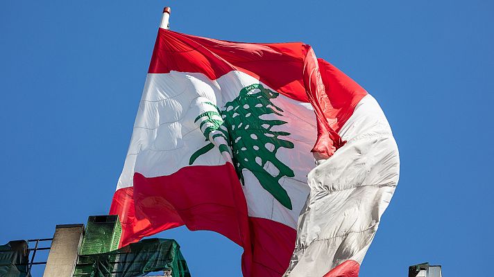 Telediario 2 - En el cuartel general de la ONU en Líbano