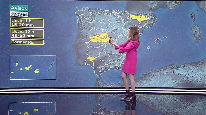 Nieblas localmente persistentes en áreas del interior peninsular         