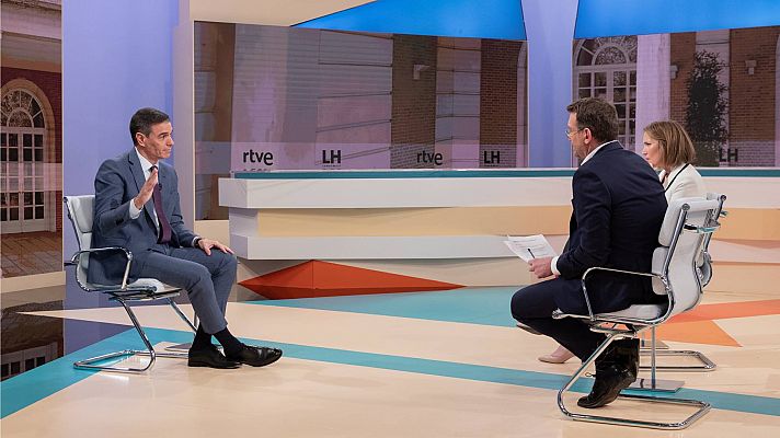 La hora de La 1 - Entrevista íntegra de Pedro Sánchez en TVE, la primera tras su investidura