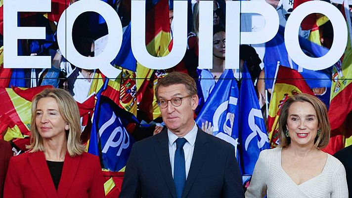 Telediario 1 - El PP renueva su cúpula