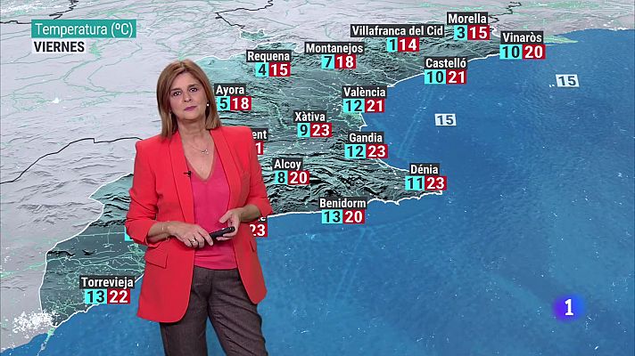 El tiempo en la Comunitat Valenciana 30/11/23