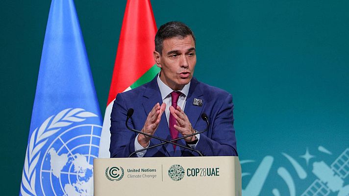 Telediario 1 - La crisis diplomática entre España e Israel marca la agenda política coincidiendo con el inicio de la COP28