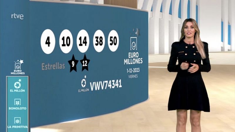 Sorteo de la Bonoloto y Euromillones del 01/12/2023 - ver ahora