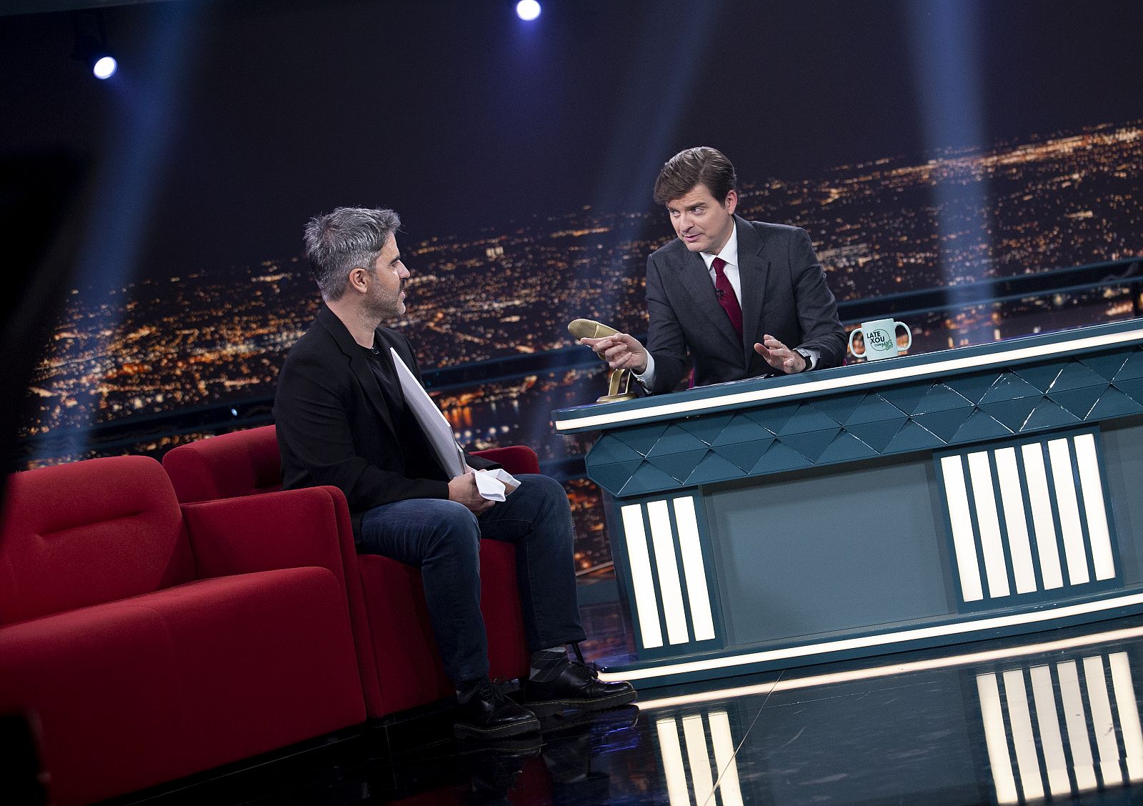 Ernesto Sevilla en Late Xou con Marc Giró