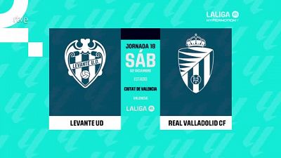 Levante - Valladolid: resumen del partido de la 18� jornada | Segunda