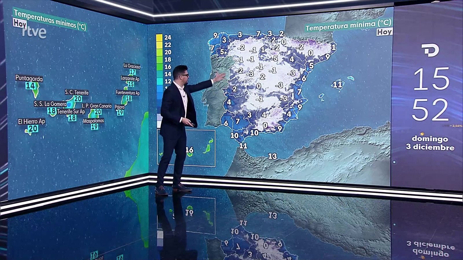 Precipitaciones localmente fuertes en el oeste de Galicia - ver ahora
