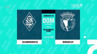 Amorebieta - Burgos: resumen del partido de la 18 jornada | Segunda -- ver ahora