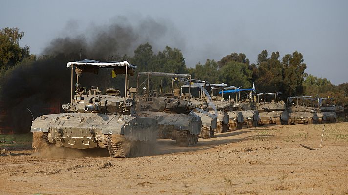 Telediario 1 - Israel expande sus operaciones terrestres hacia el sur de Gaza