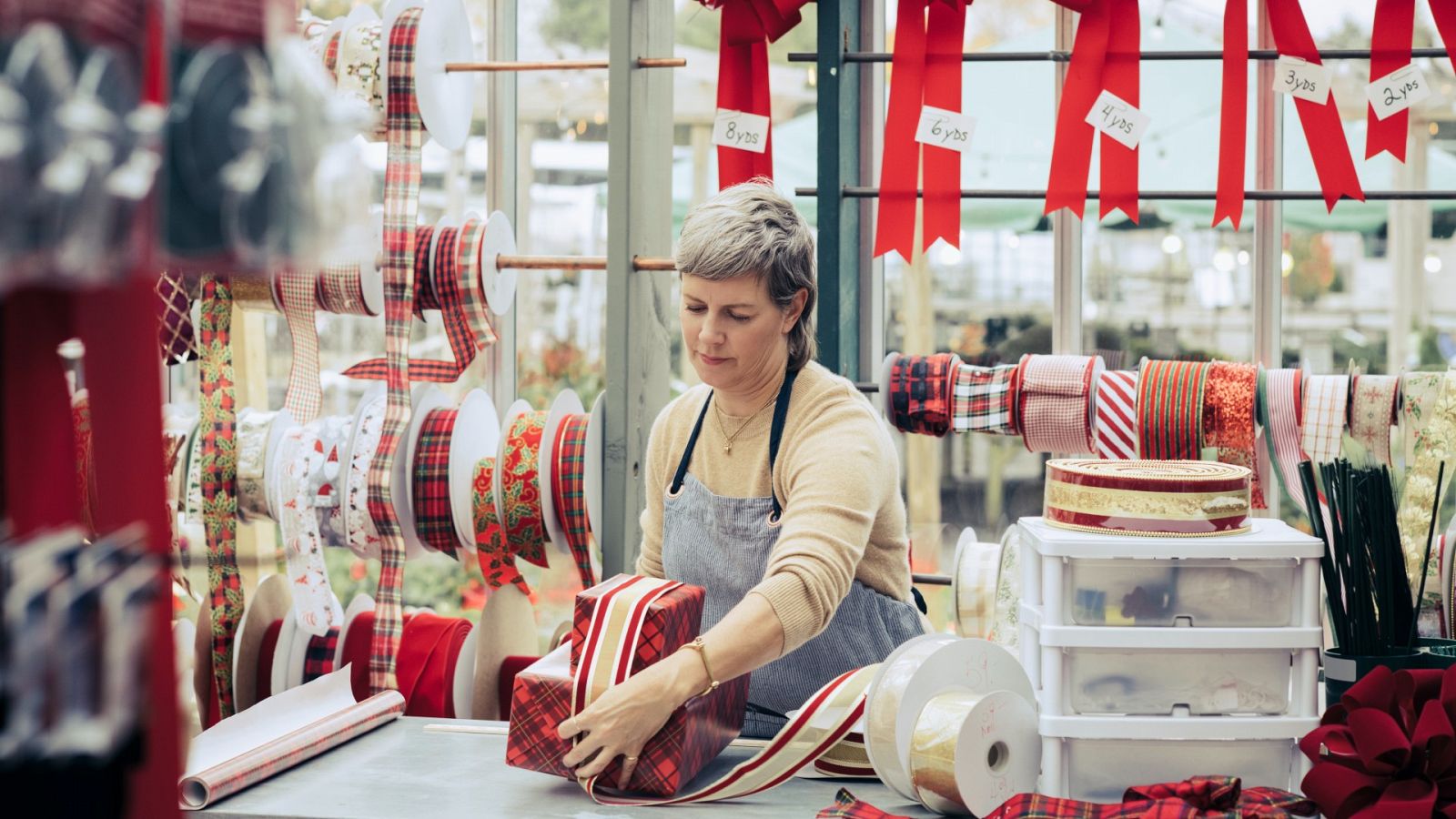 Los negocios, preparados para Navidad