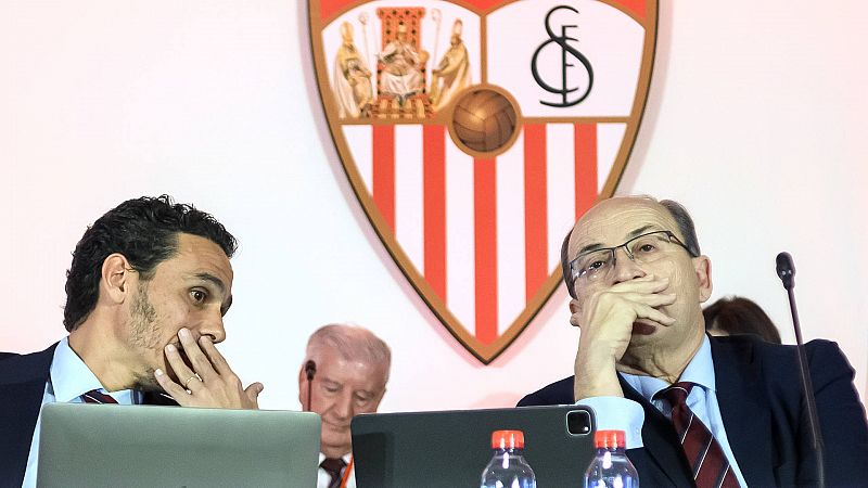 Tensa junta de accionistas en el Sevilla con el equipo en crisis y el conflicto entre los Del Nido -- Ver ahora en RTVE Play