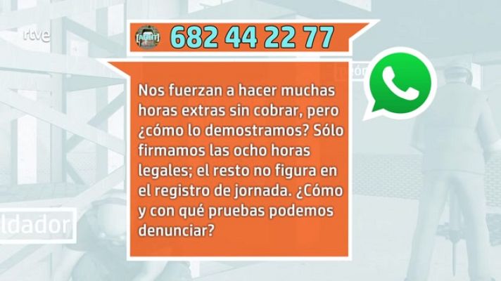 Aquí hay trabajo - Cómo probar que falsifican tu registro y no pagan las extras