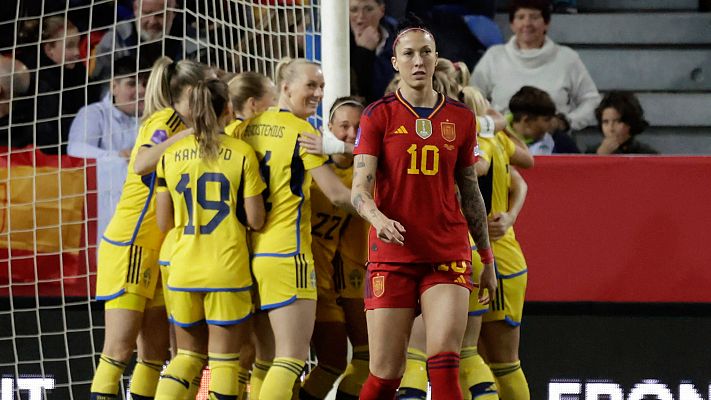  - España 0 - 1 Suecia | Zigiotti Olme hace el primer gol del partido en la primera jugada