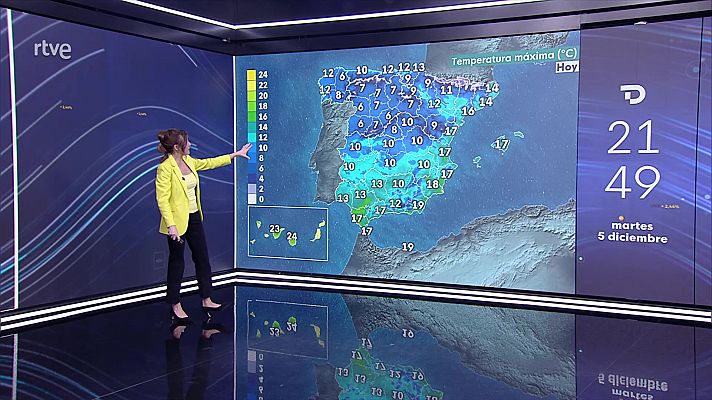 El tiempo - Acumulaciones significativas de nieve en cotas altas del Pirineo