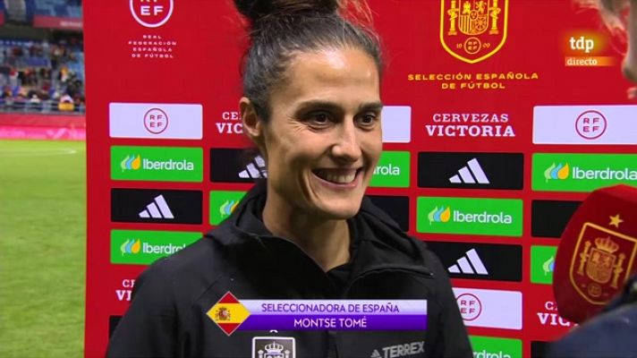 Montse Tomé valora la remontada de España ante Suecia