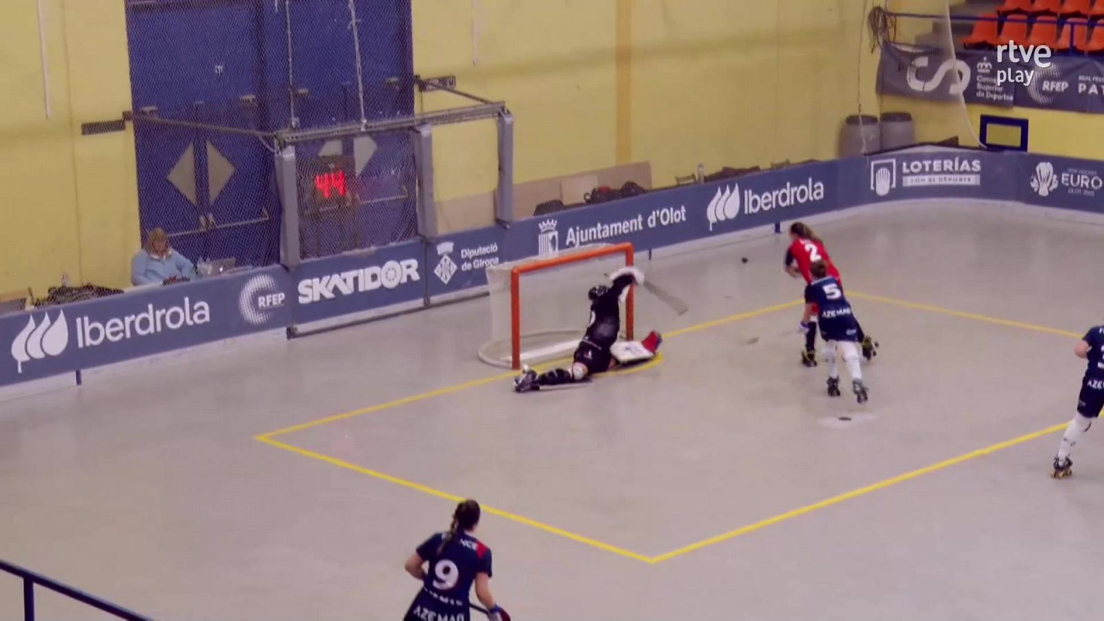 El golazo de España en la 2ª jornada del Campeonato de Europa de Hockey patines