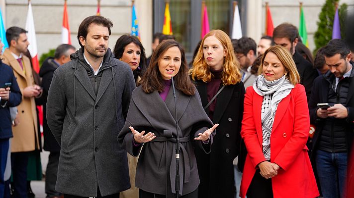 Telediario 1 - Podemos rompe con Sumar: ¿qué supone pasar al Grupo Mixto?