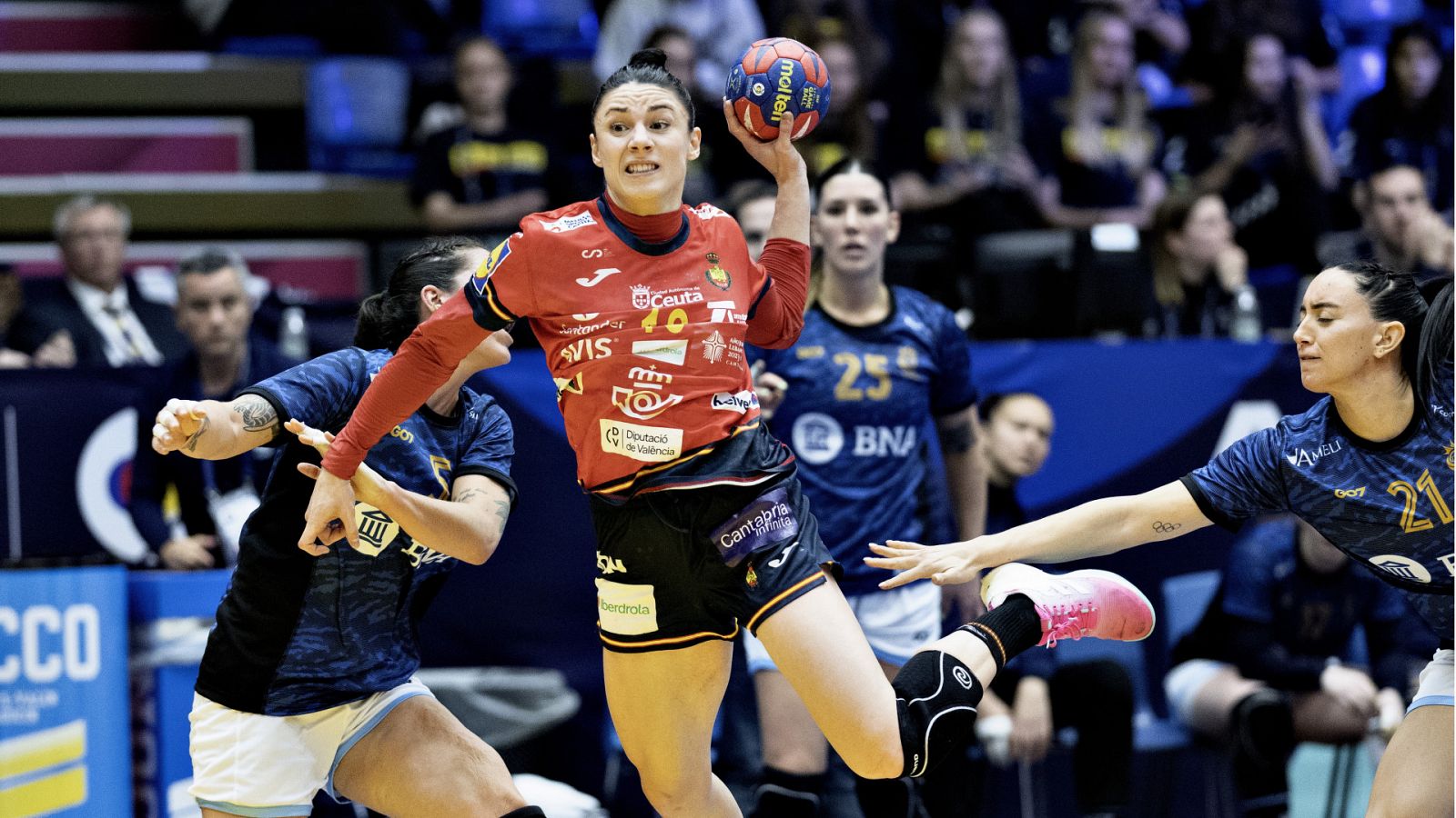 Balonmano - Campeonato del Mundo femenino: Main Round: España - Argentina