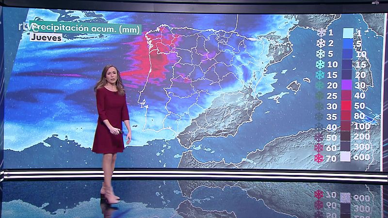 Intervalos fuertes de viento del sur y rachas muy fuertes en el oeste y norte de Galicia al final del día - ver ahora