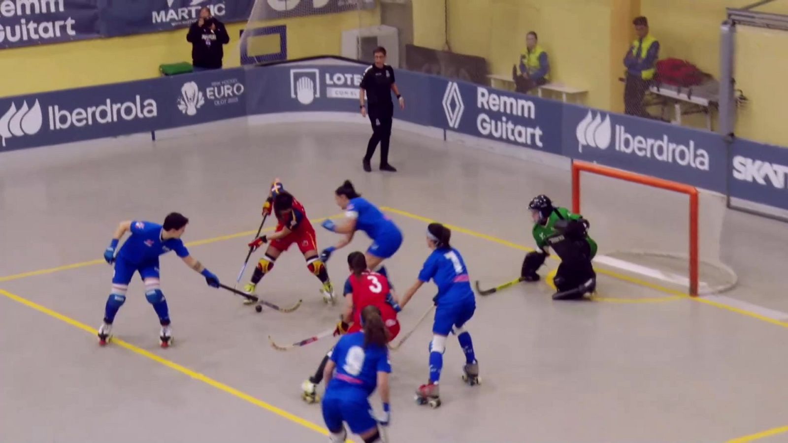 Hockey Patines - Campeonato de Europa femenino: Italia - España - ver ahora
