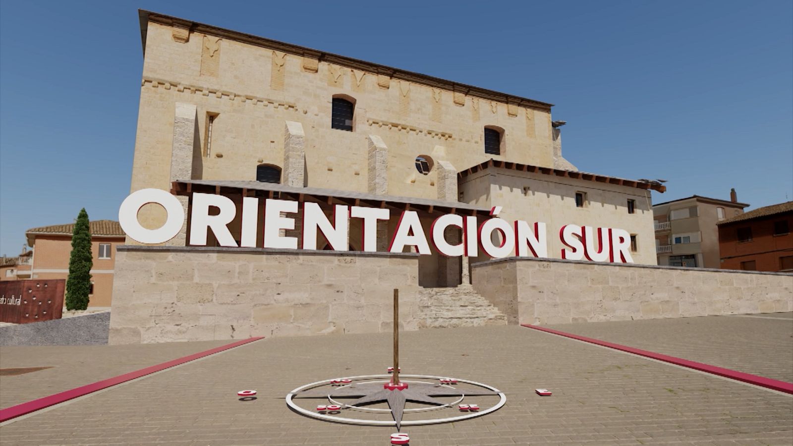 Los edificios religiosos se orientan mirando al sol
