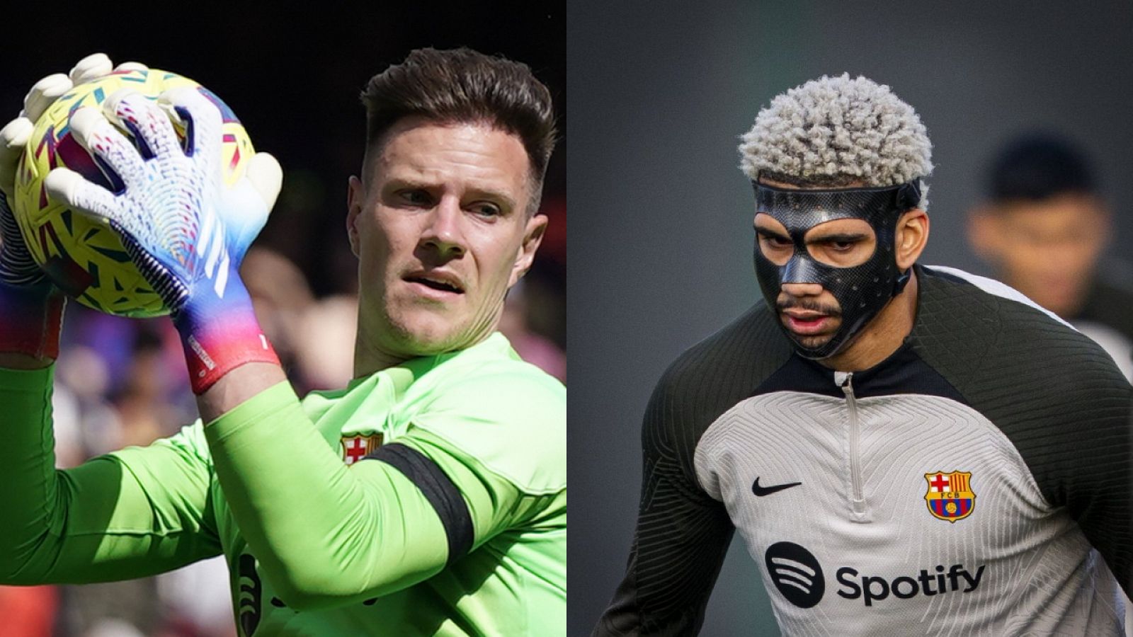 Ter Stegen será operado de la espalda este jueves y Araújo jugará con una máscara ante el Girona- ver ahora