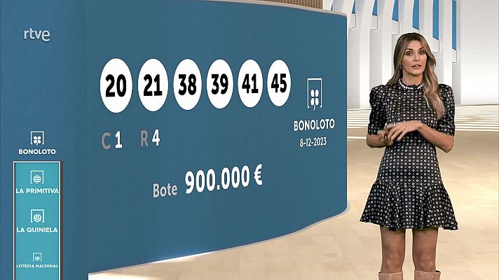 Sorteo de la Bonoloto y Euromillones del 08/12/2023