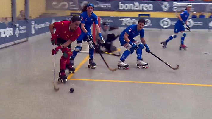 Hockey sobre patines - Campeonato de Europa femenino. 1ª Semifinal
