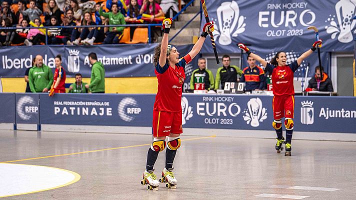 Resumen y goles del España - Portugal, final del Europeo de hockey patines