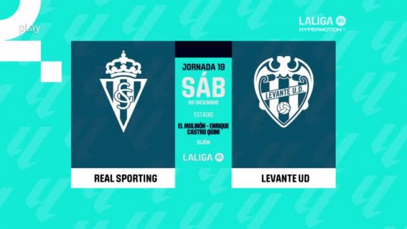 Sporting de Gijón - Levante: resumen del partido, 19ª jornada. Ver en RTVE Play