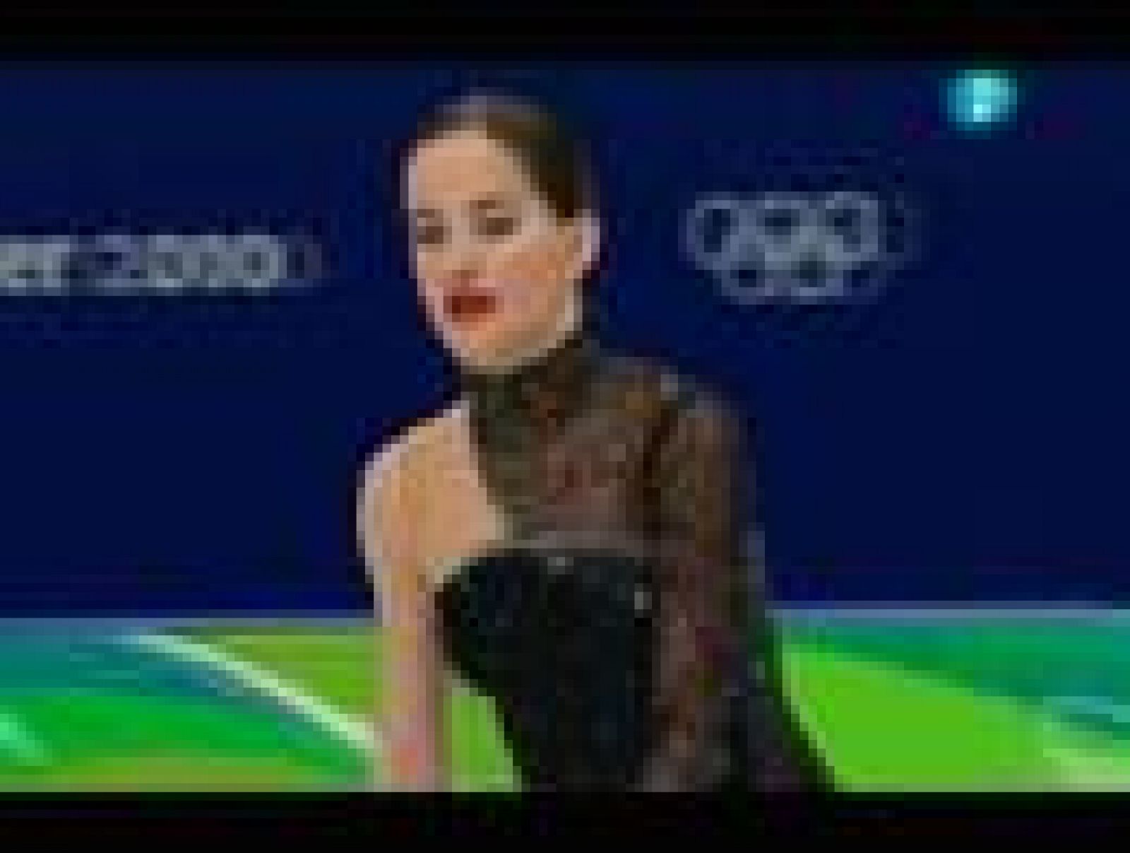 La española Sonia Lafuente fue la primera patinadora en la clasificación para la final de Patinaje Artístico Individual Femenino.