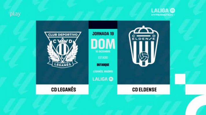 Leganés - Eldense: resumen del partido, 19ª jornada
