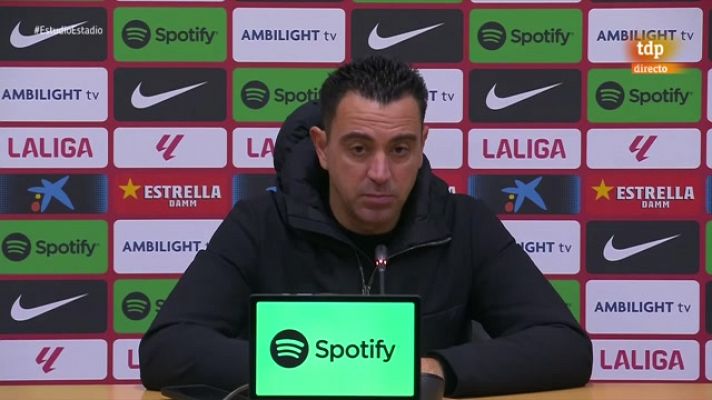 Xavi Hernández: "Tenemos un Barça en  construcción, ojalá nos sirva para mejorar"