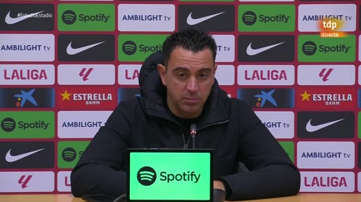 Estudio Estadio - Xavi Hernández: "Tenemos un Barça en  construcción, ojalá nos sirva para mejorar"