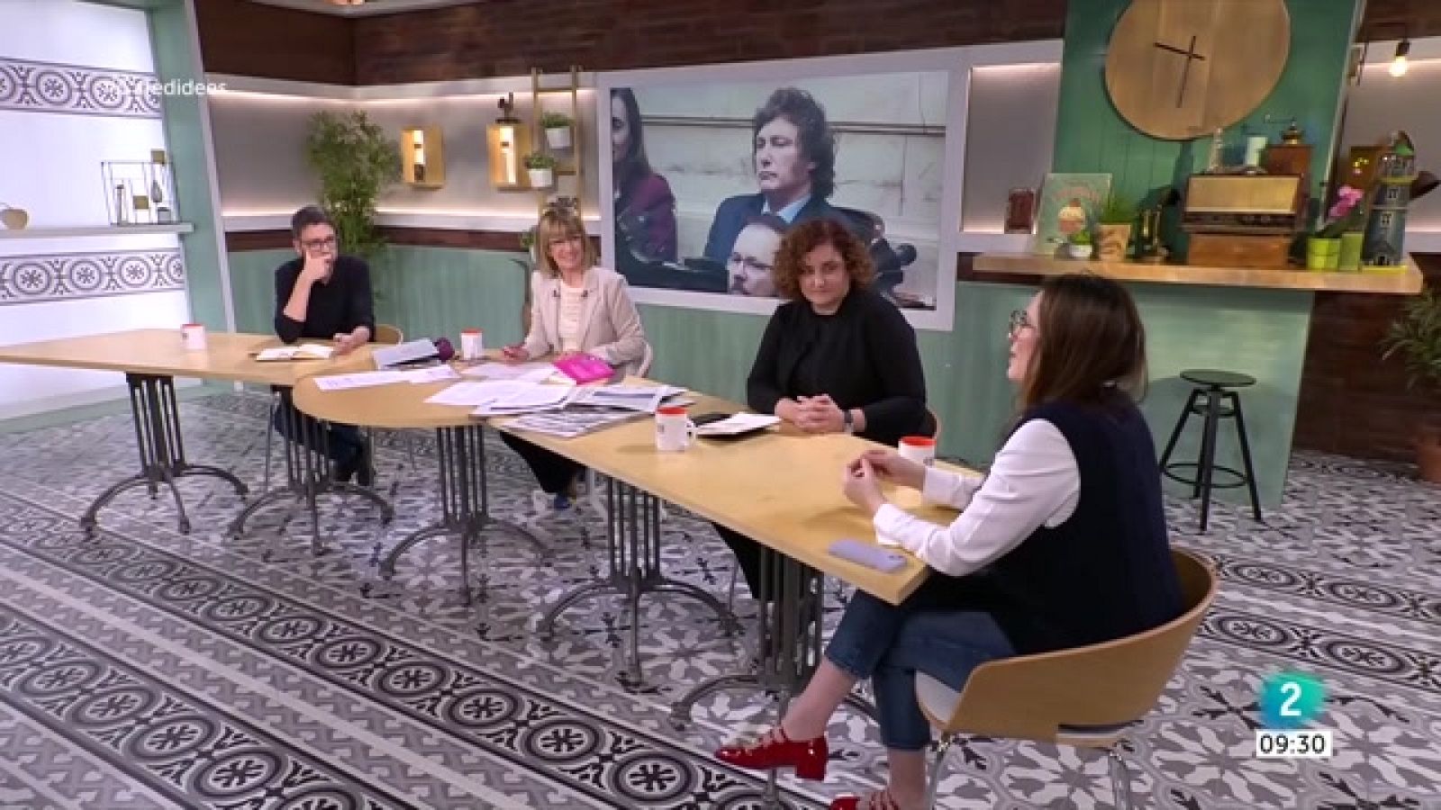 Meritxell Serret, Pola Oloixarac i Josep Roca