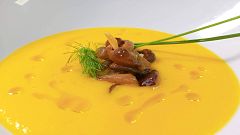 Receta de crema de zanahoria del chef Sergio Fernández