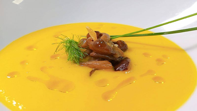 Receta de crema de zanahoria del chef Sergio Fernández