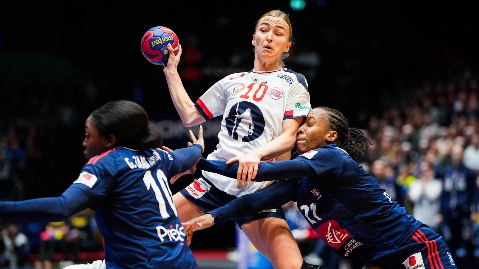 Balonmano - Campeonato del Mundo Femenino. Main Round: Francia - Noruega