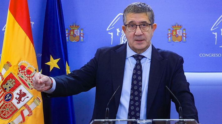 Especiales informativos - Patxi López defiende la ley de amnistía en el Congreso: "Es excepcional pero no inconstitucional"