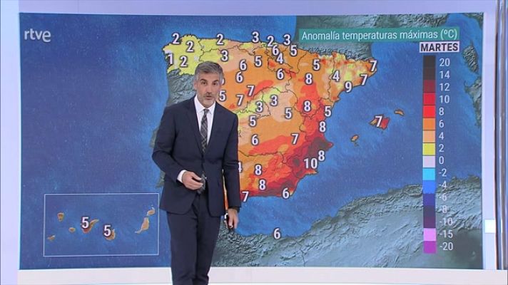 El tiempo - Calimas en Canarias.