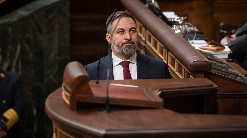 Abascal carga contra la amnistía afirmando que "luchará por un juicio justo" a Sánchez