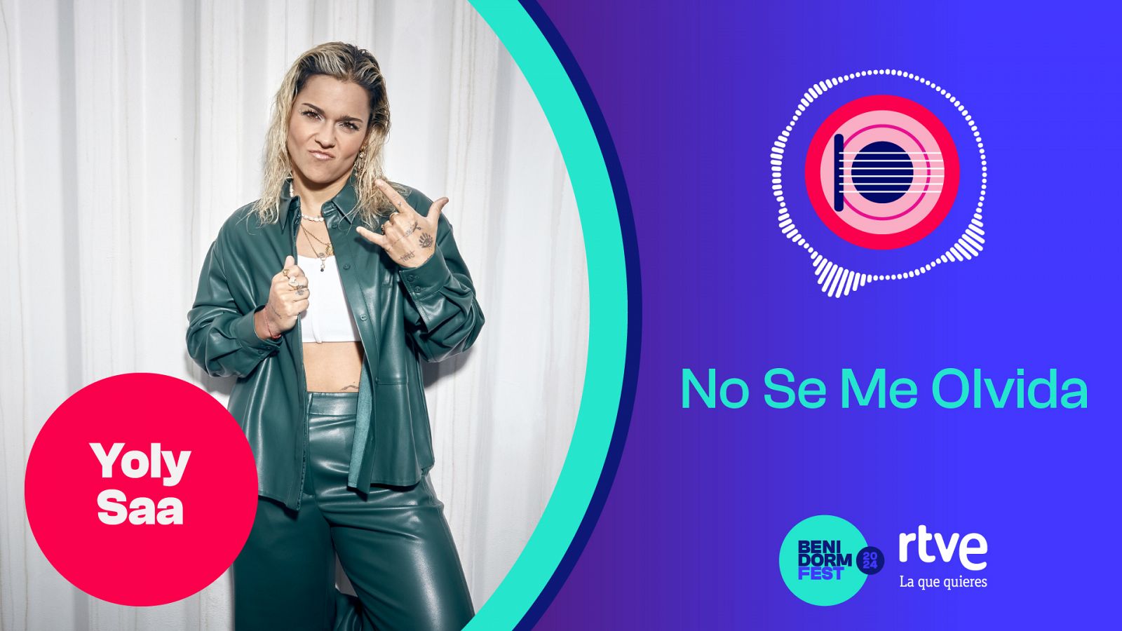 Yoly Saa: "No Se Me Olvida", su canción para Benidorm Fest 2024