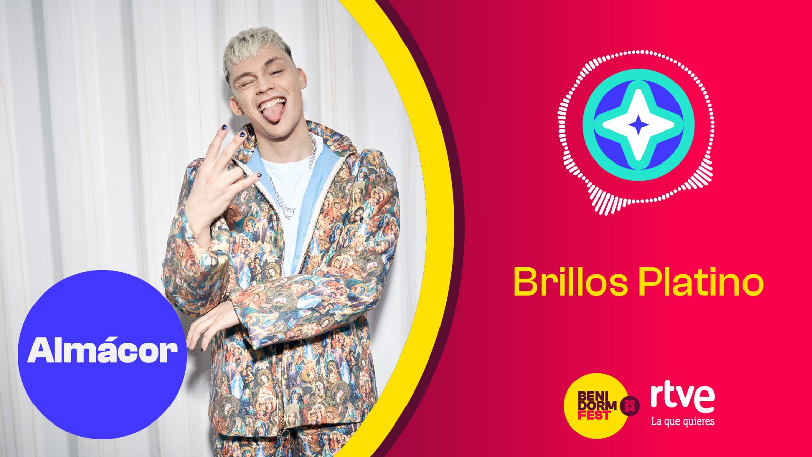 Almácor interpreta "Brillos Platino" Benidorm Fest 2024 | "Brillos Platino", vídeo musical de la canción de Almácor - Ver ahora