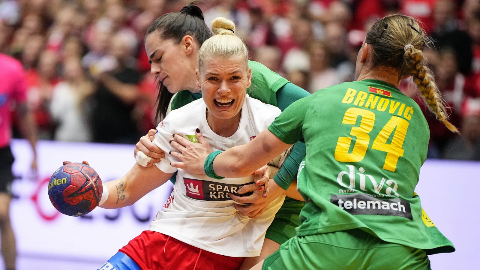 Balonmano - Campeonato del Mundo Femenino. 1/4 Final: Dinamarca - Montenegro