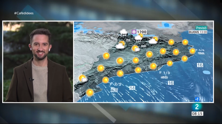 El temps - Dijous ventós, més fred i amb neu al Pirineu