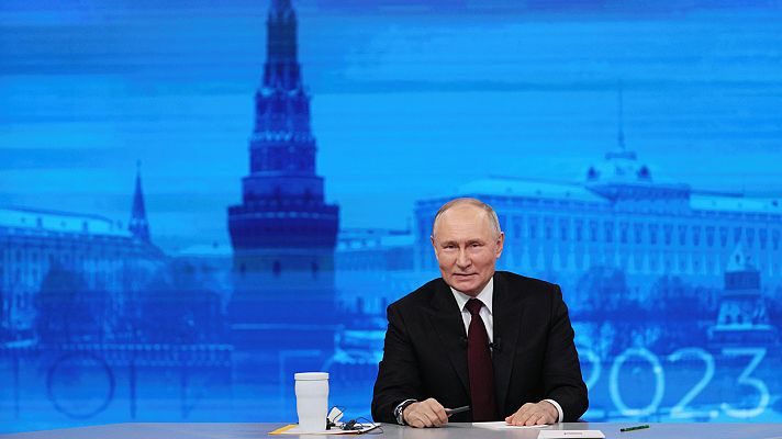 Putin retoma su comparecencia anual y asegura que la contraofensiva ucraniana ha fracasado