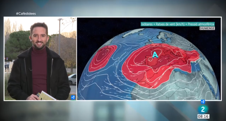 El temps - Anticicló fred, amb sol i boires, pel cap de setmana