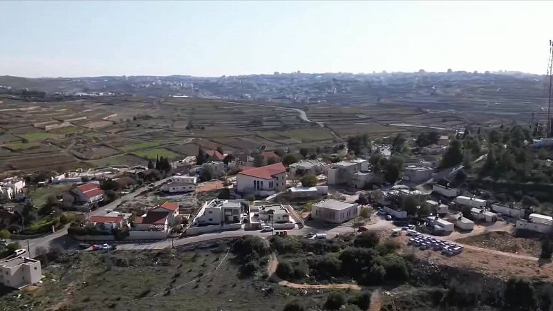La vida en una colonia judía en Cisjordania