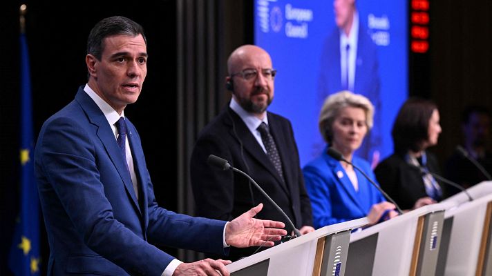 Informativo 24h - Sánchez advierte a Weber de los "argumentos falaces" del PP español y recuerda el "problema de flirtear" con la ultraderecha