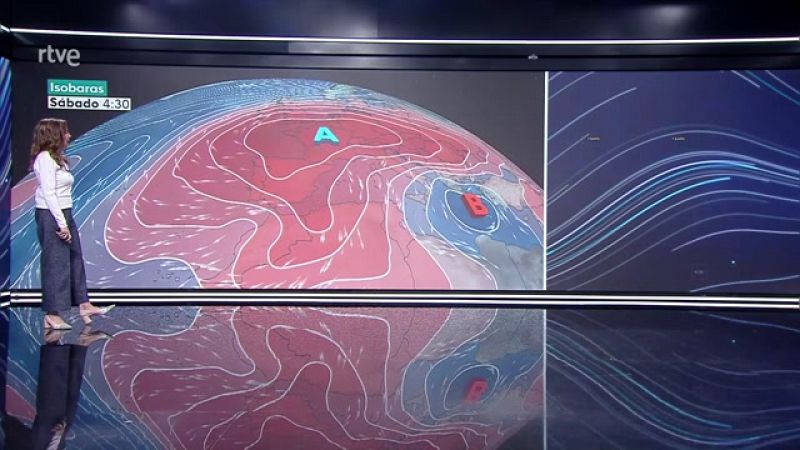 Transición progresiva hacia una situación anticiclónica, con predominio de cielos poco nubosos o con nubes altas - ver ahora